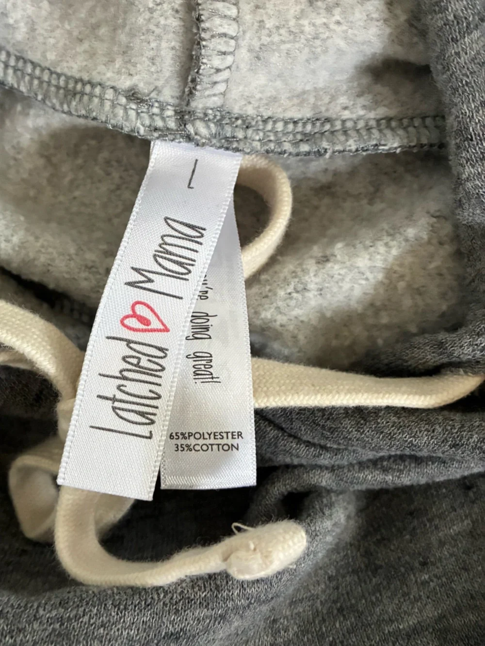 Latched Mama Hoodie Sweatshirt Nursing Dress - Picture 12 of 15